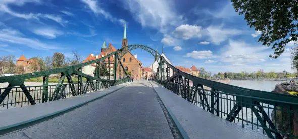 Odkryj najpiękniejsze miasta w Polsce  - Wrocław, widok na Ostrów Tumski