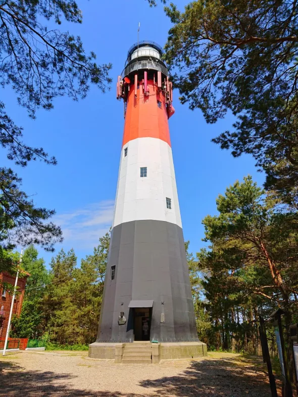 The lighthouse in Stilo near Łeba