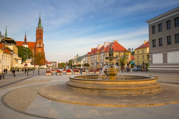 market square in Bialystok