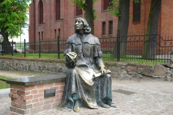 Monument to Nicolaus Copernicus in Olsztyn