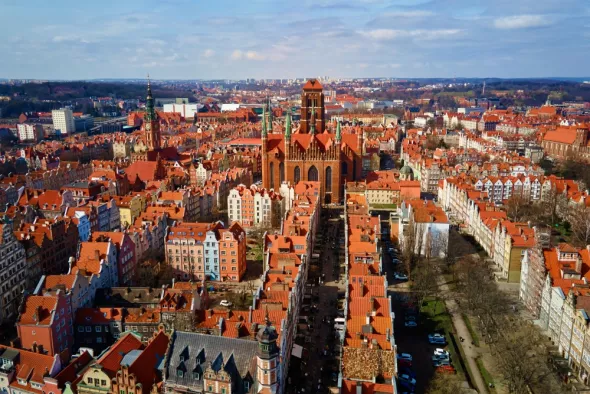 Panorama of Gdańsk