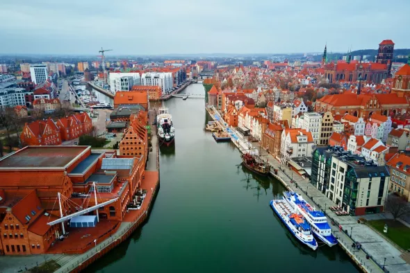 River in Gdansk