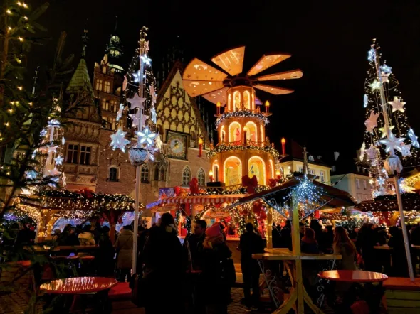 Christmas Old Market Square in Wrocław