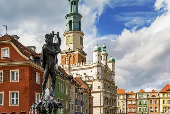 Historic town hall in Poznań