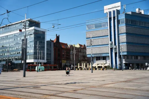 city centre in Katowice