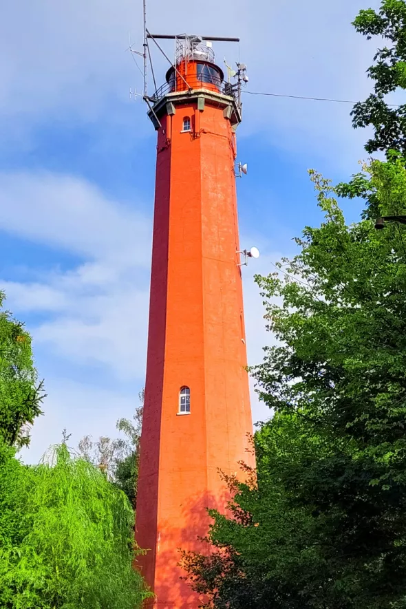 The red lighthouse over Hel