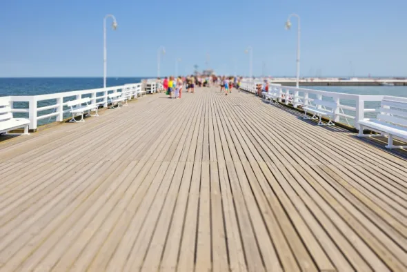 Molo w Sopocie - najładniejsza plaża w Polsce