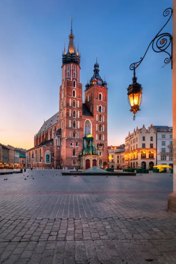St. Mary's Basilica in Kraków, one of the highlights of a 10 day Poland itinerary by car