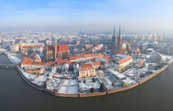 winter in Wroclaw 