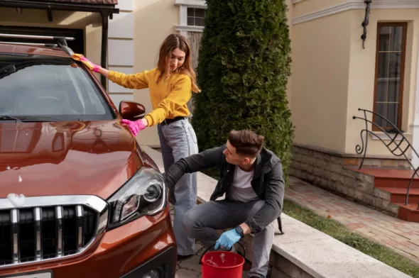 Mycie auta na podjeździe – jak zrobić to prawidłowo?