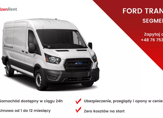 Ford Transit w wynajmie na miesiące