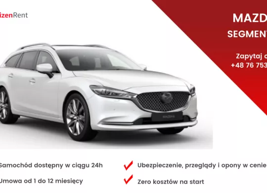 Mazda 6 Kombi w wynajmie na miesiące