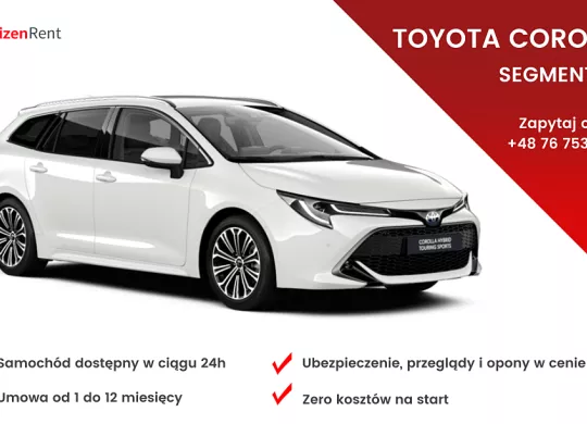 Toyota Corolla Kombi w wynajmie na miesiące