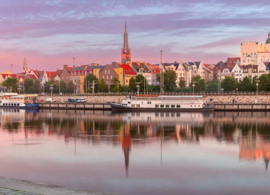 Panoramic view Szczecin