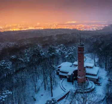 Góra Chełmska – widok na okolicę Koszalina 