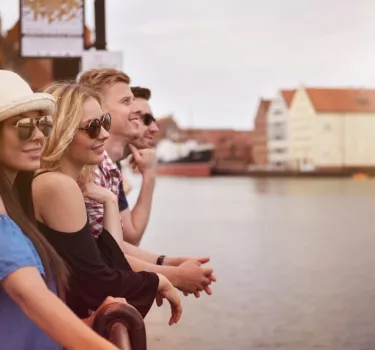 A group of friends chose Poland for their weekend trip - City Break.