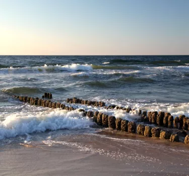 The beautiful, stormy Baltic Sea