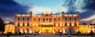 Branicki Palace at night