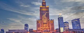 Warsaw city centre – the perfect starting point for one-day trips by car