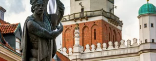 The historic town hall in Poznan