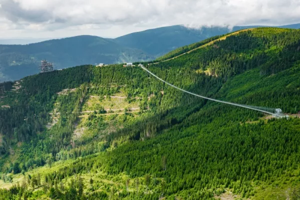 Sky Bridge 721 w Czechach. Najdłuższy most wiszący na świecie!