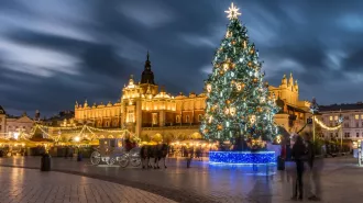 christmas market in Krakow 