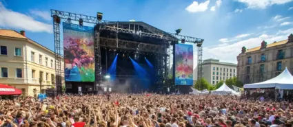 A crowd of people at the Open’er Festival 2026 in Poland
