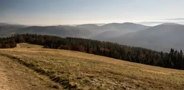 Scenic view mountains in Poland 