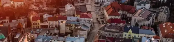 Wschód słońca nad Krosnem