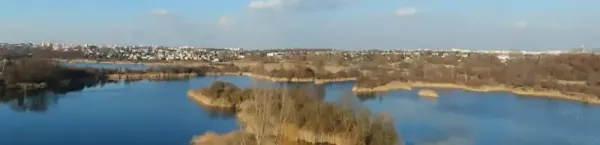 Luboń - widok z wieży widokowej na Szachtach