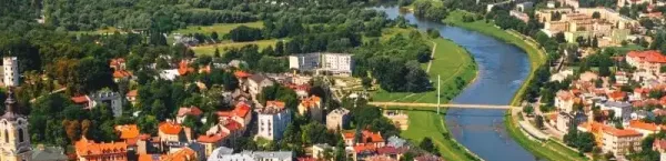 Widok z lotu ptaka na Przemyśl