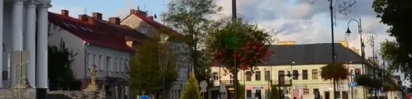 Jedna z malowniczych ulic Suwałk