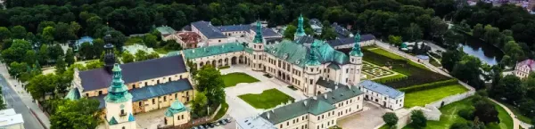 Kielce - panorama miasta z widokiem na Muzeum Narodowe