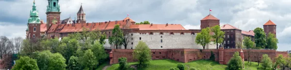 Cracow - view of the Wawel Castle