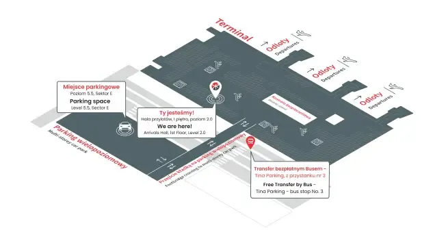 איפה אנחנו בנמל התעופה קרקוב־באליצֶה?